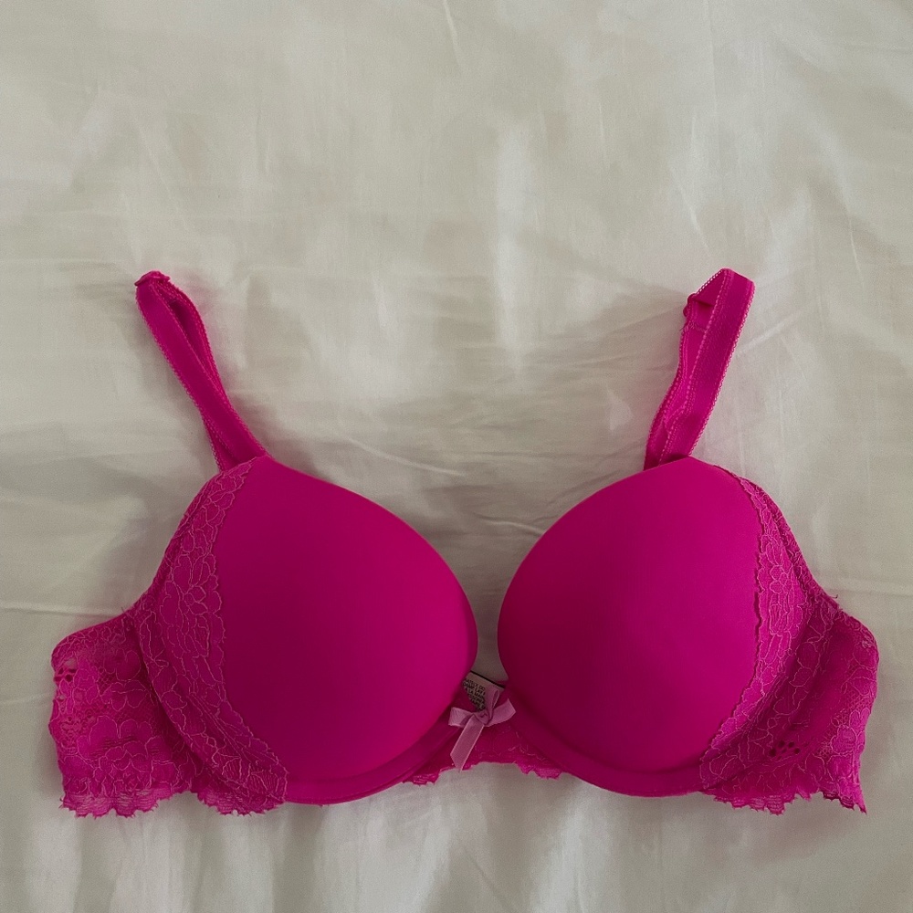 Fuchsia Victoria secret bra